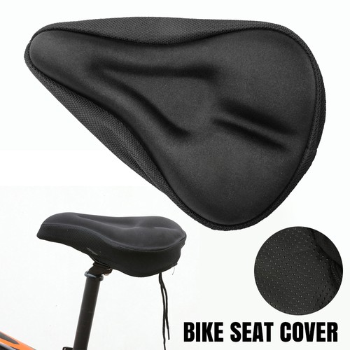Gel padded bicycle bike seat - bicycle,