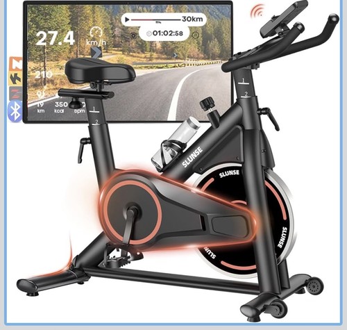 Exercise spin bike - (used, once)