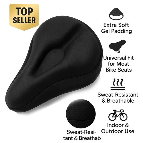 Bike seat cover cushion - seat, padded