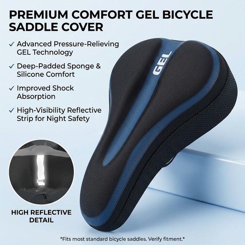Bike seat cover padded - padded, bicycle