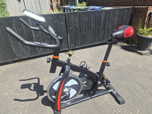 Spin bike black red - bike,
